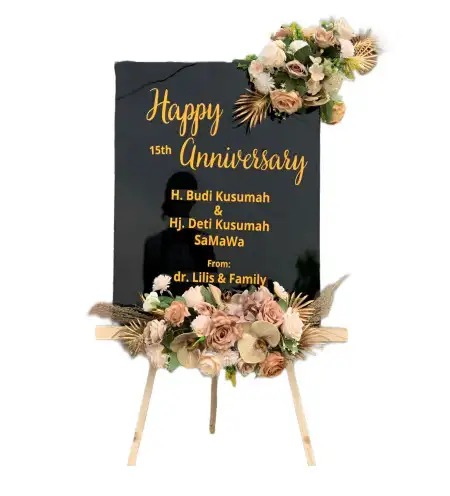 Papan Bunga Akrilik Wania