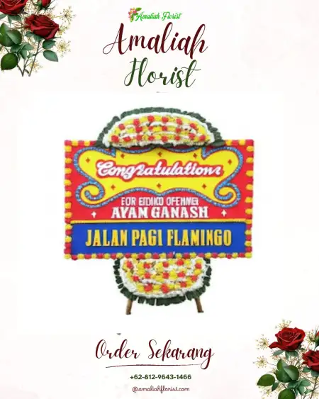 Sewa Papan Bunga Wania